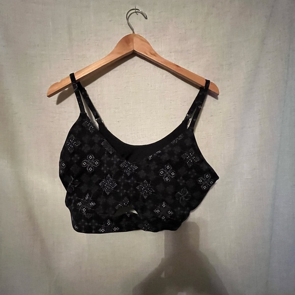 Joy lab Black Floral Lace Bralette — Women Intimates & Sleepwear Size 2xl - Picture 5 of 5